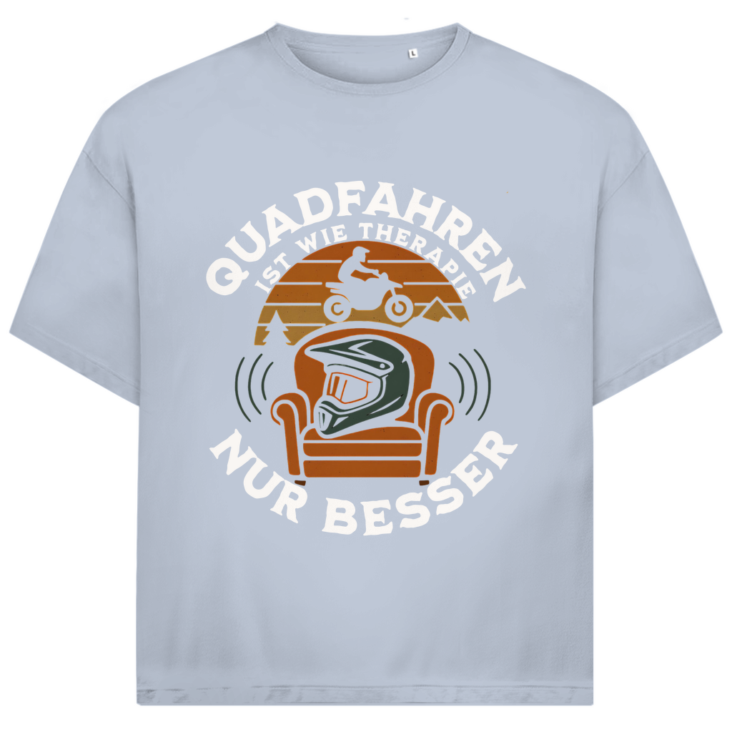 Unisex Jack and Jones Oversize T-Shirt Quadfahren ist wie Therapie ,nur besser