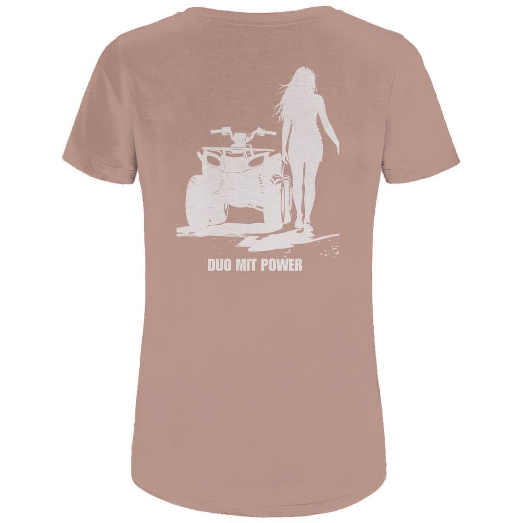 T-shirt bio premium pour femme Quad Couple Duo avec Power