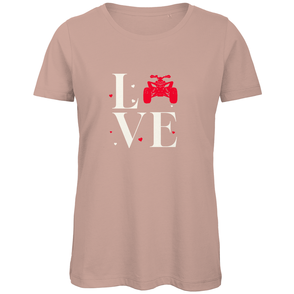 T-shirt bio premium pour femme Quad Love