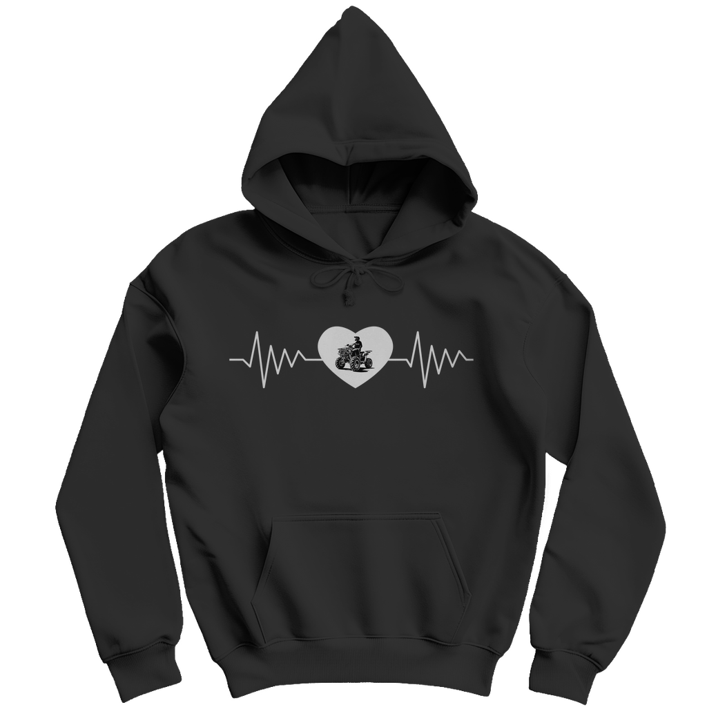 Herren Hoodie Quad Herzline