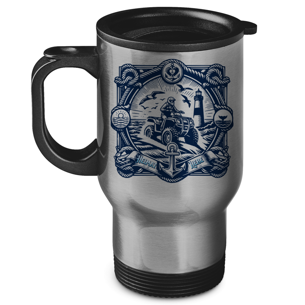 Mug isotherme en acier inoxydable Quad HeimatLiebe