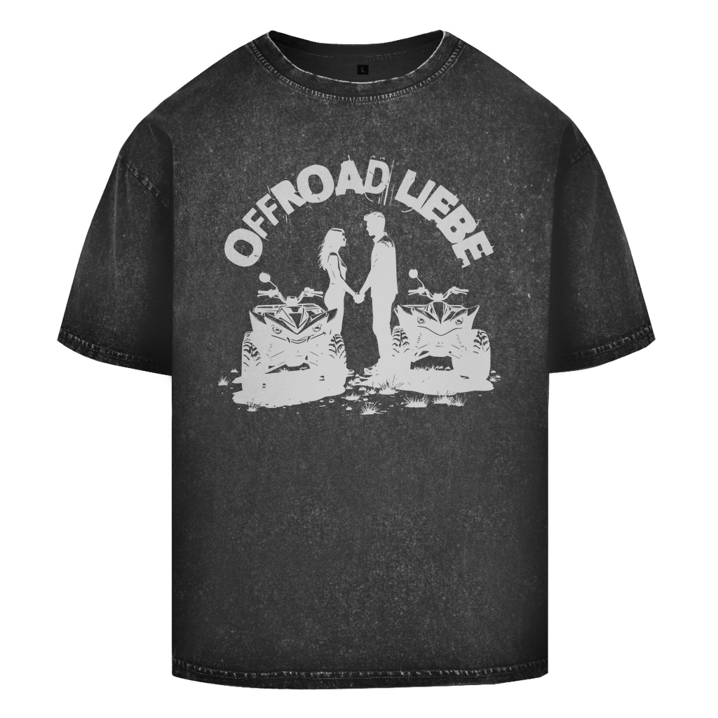 Oversize Washed T-Shirt Quad Offroad Liebe