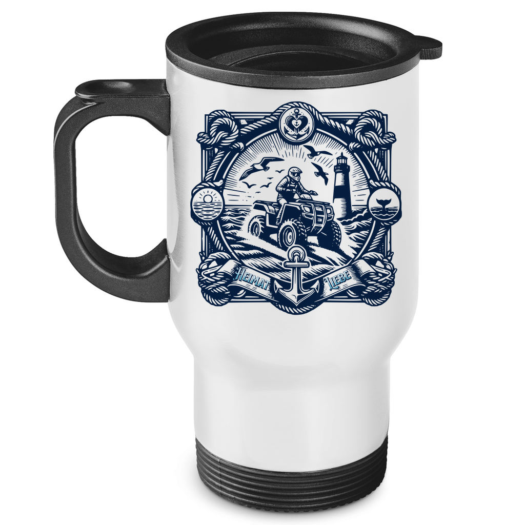 Mug isotherme en acier inoxydable Quad HeimatLiebe