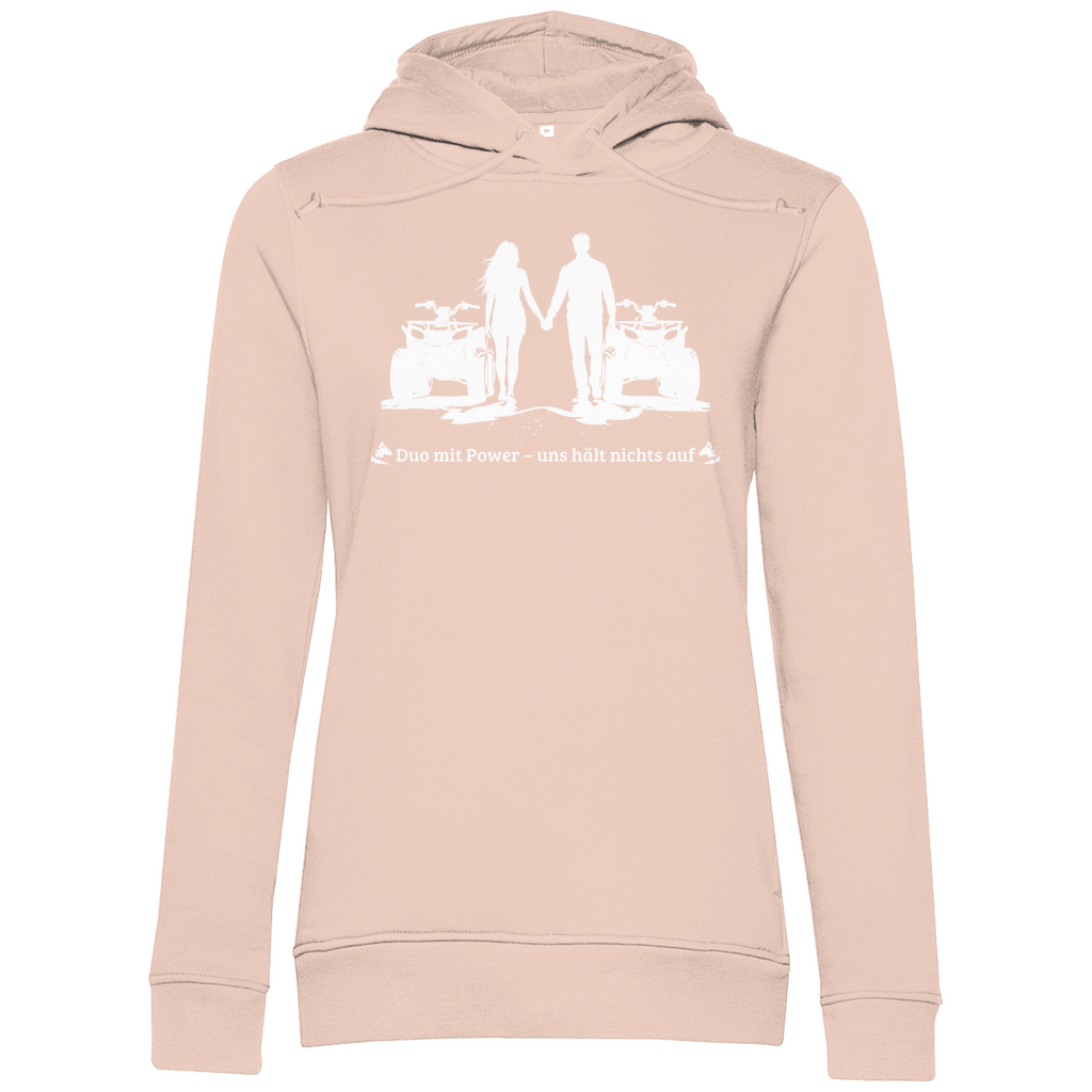 Sweat à capuche bio premium pour femme Quad Duo avec Power