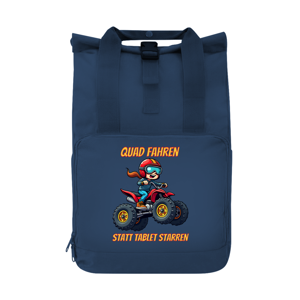 Rucksack Quad fahren statt Tablet starren