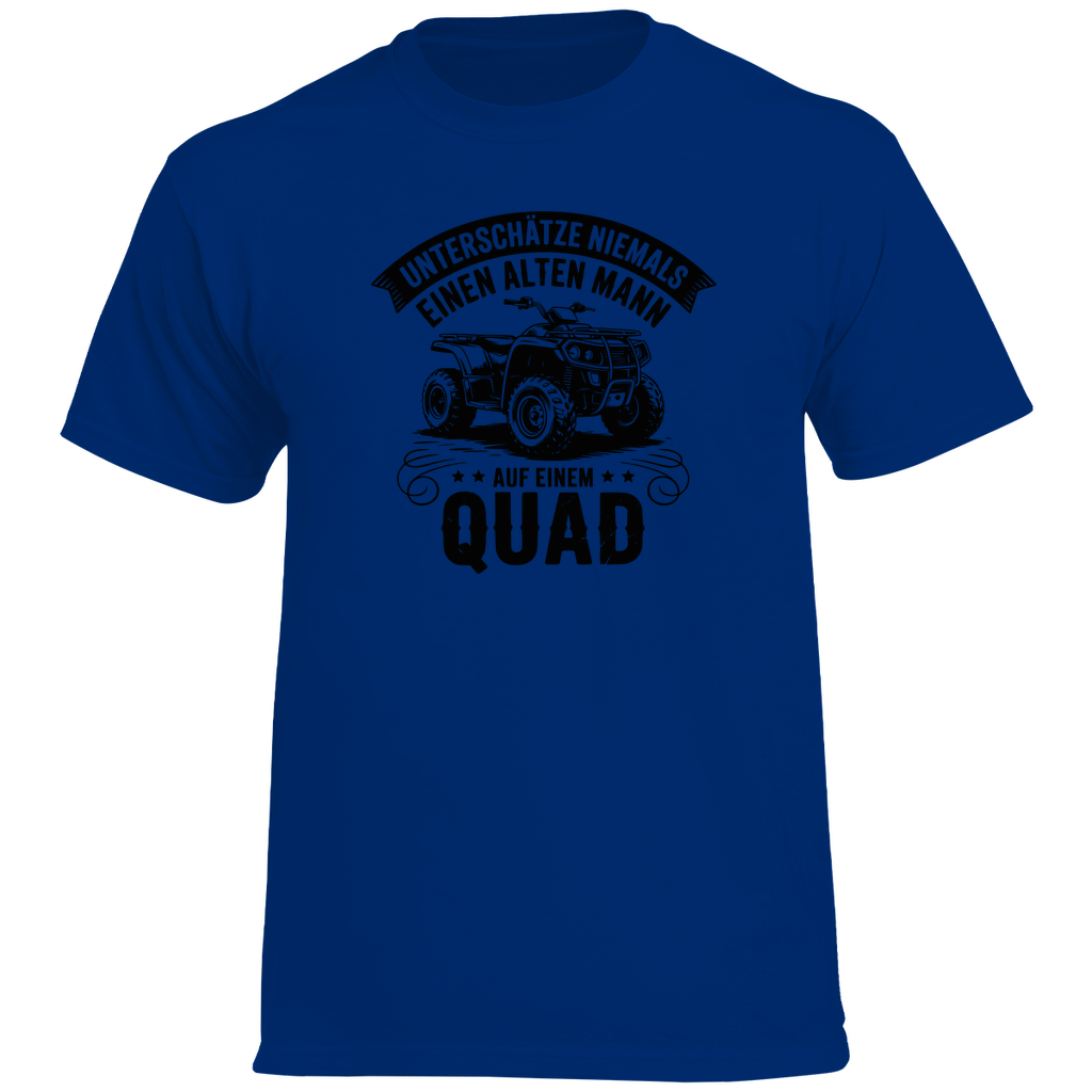 Herren Premium T-Shirt Unterschätze niemals einen alten Mann auf einem Quad