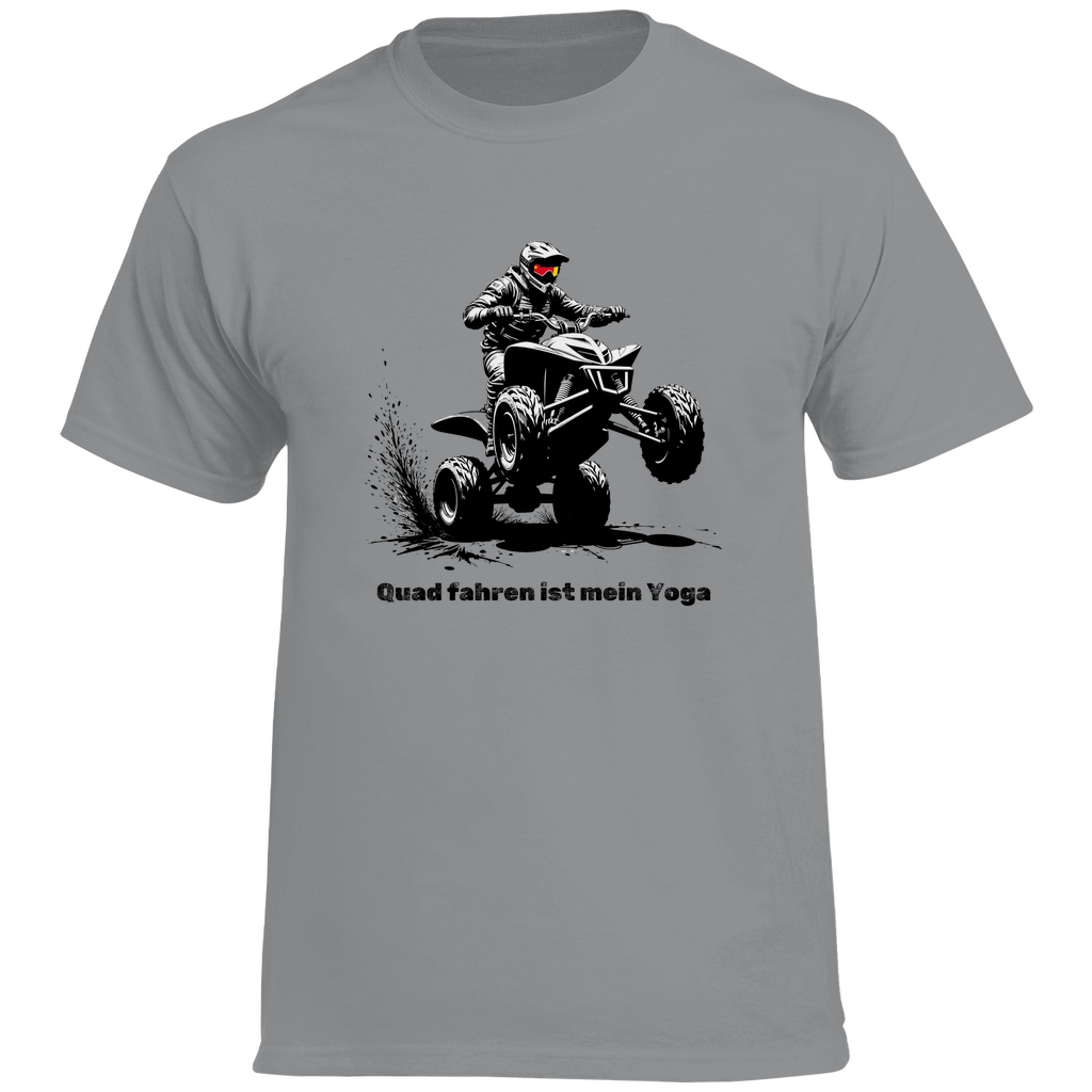 Herren Premium T-Shirt Quad fahren ist mein Yoga