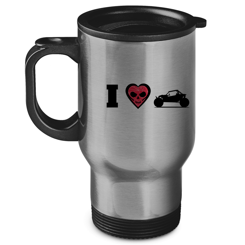 Mug isotherme en acier inoxydable I Love Buggy