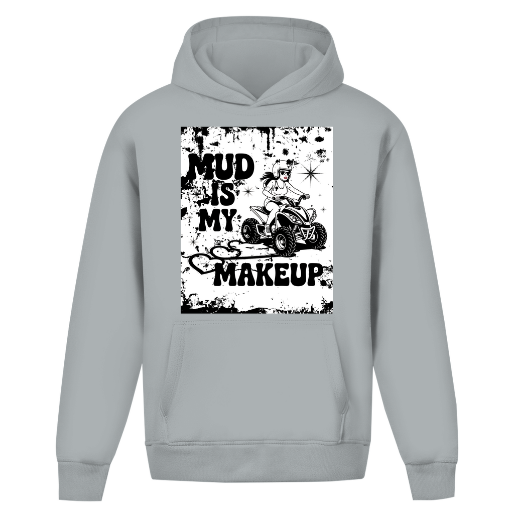 Oversize Hoodie Ohne Kordel Quad Mud is my Makeup