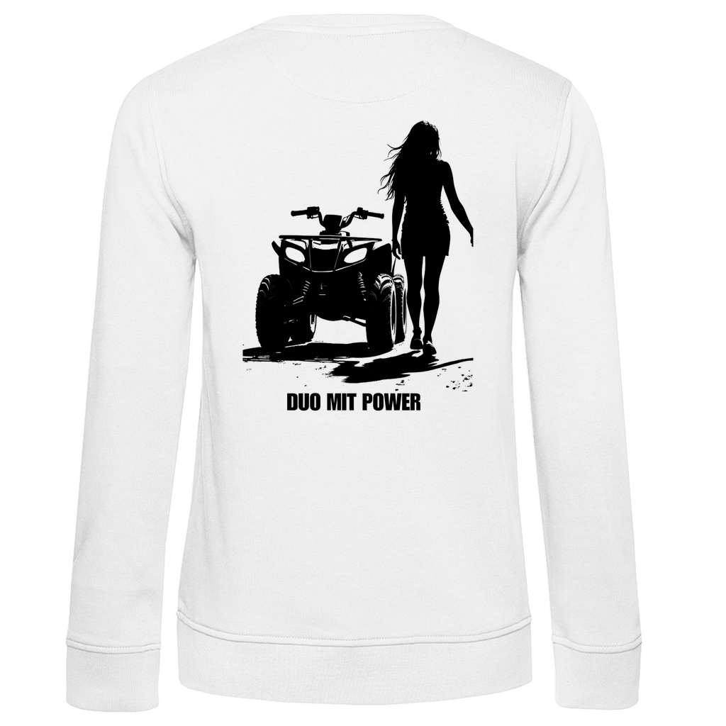 Damen Premium Bio Sweatshirt Quad-Paar Duo mit Power