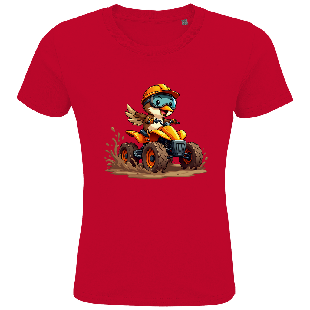 Kinder Premium Bio T-Shirt Quad Spatz