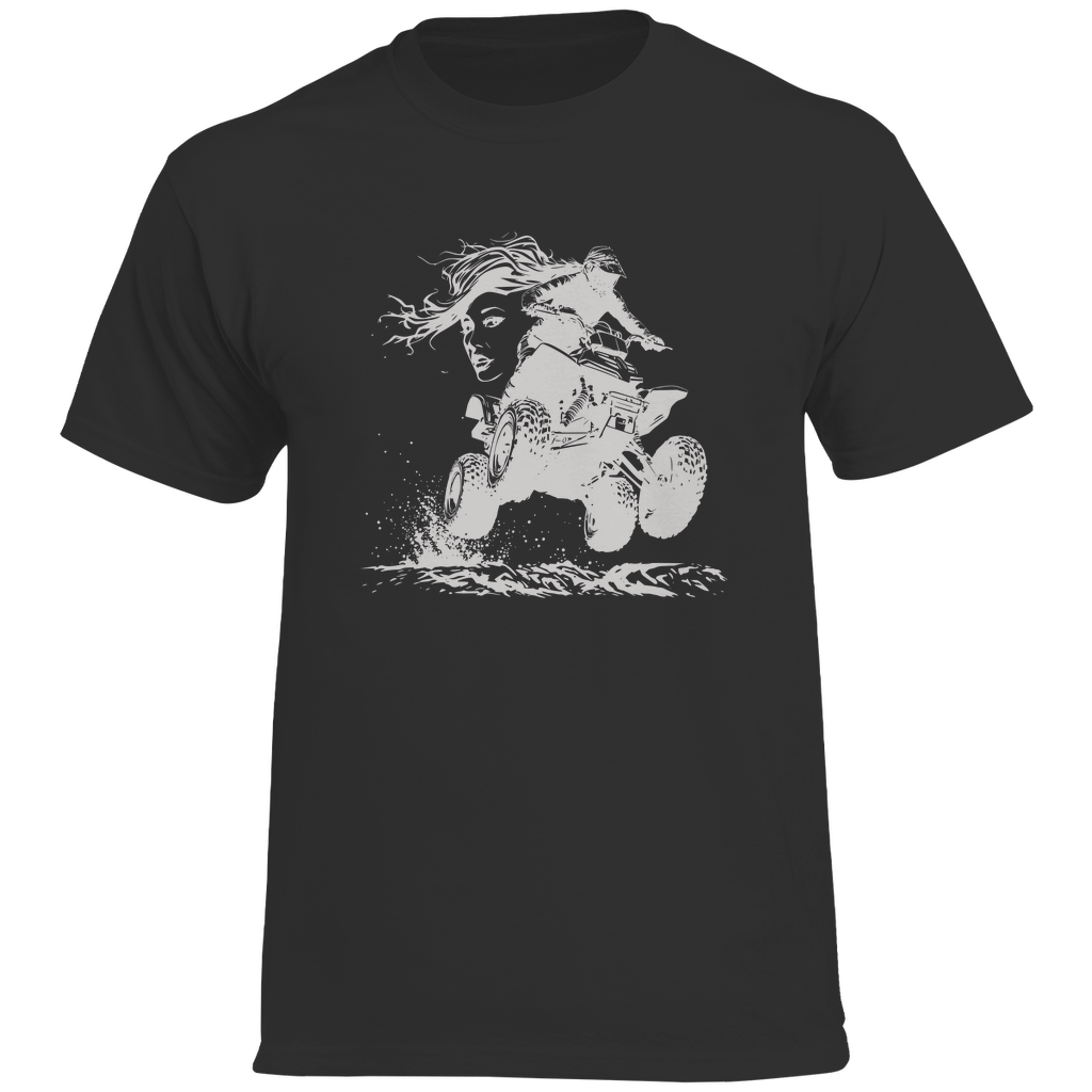 Herren Premium T-Shirt Quad FunLady