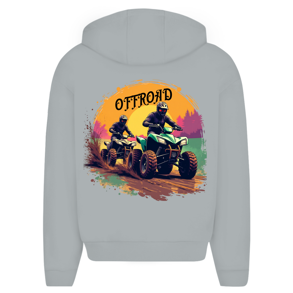 Oversize Zipper Hoodie Quad Offroad