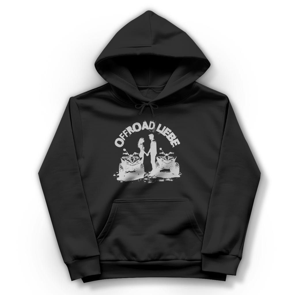 Sweat à capuche pour femme Quad Offroad Love