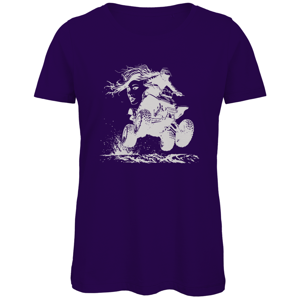 Damen Premium Bio T-Shirt Quad FunLady