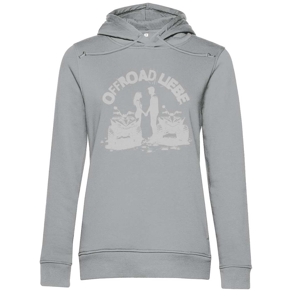 Sweat à capuche bio premium pour femme Quad Offroad Love