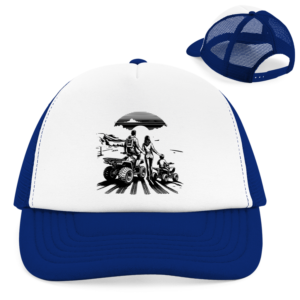 Retro Trucker Cap Quad Familie
