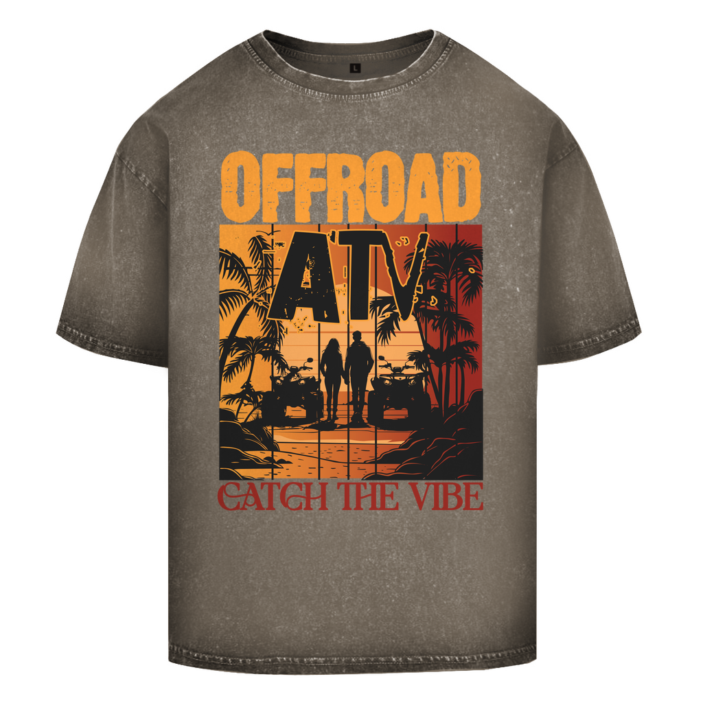 Oversize Washed T-Shirt Quad Offroad