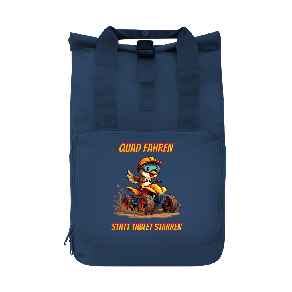 Rucksack Quad fahren statt Tablet starren