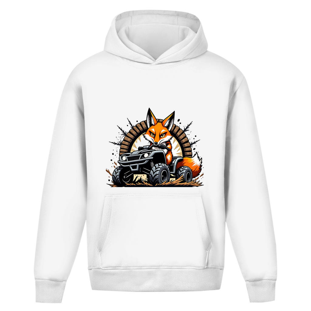 Oversize Hoodie Ohne Kordel Quad OffroadFuchs