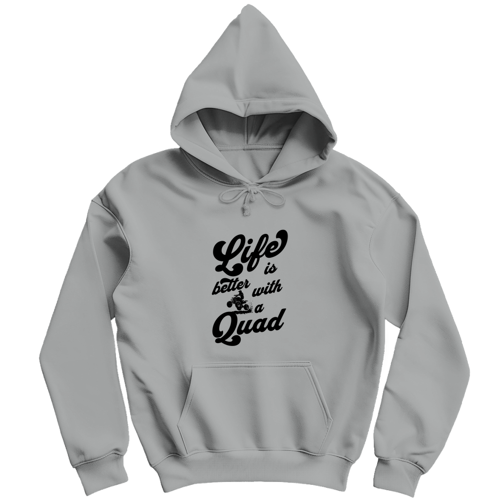 Herren Hoodie Life is better with a Quad