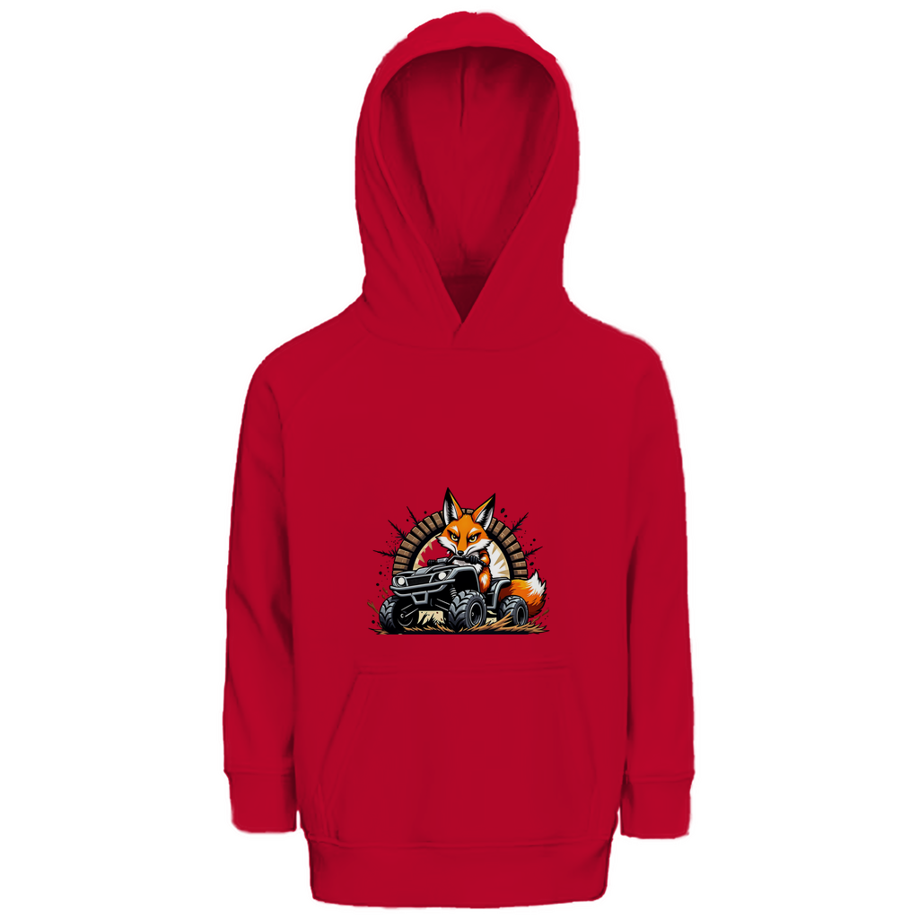 Kinder Premium Bio Hoodie Quad OffroadFuchs