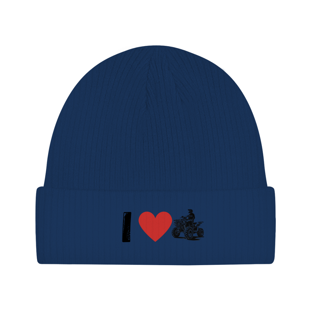 Organic cotton hat I Love Quad