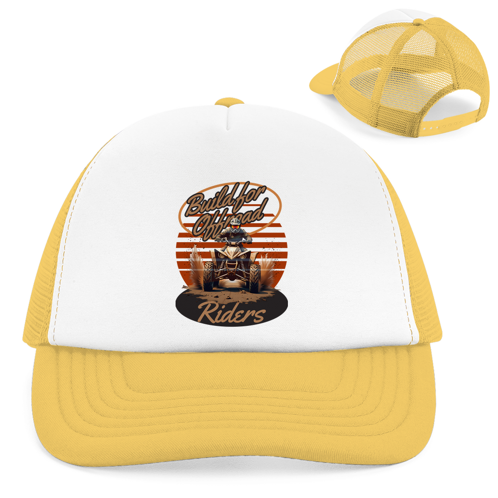 Casquette rétro Trucker Quad conçue pour les pilotes tout-terrain