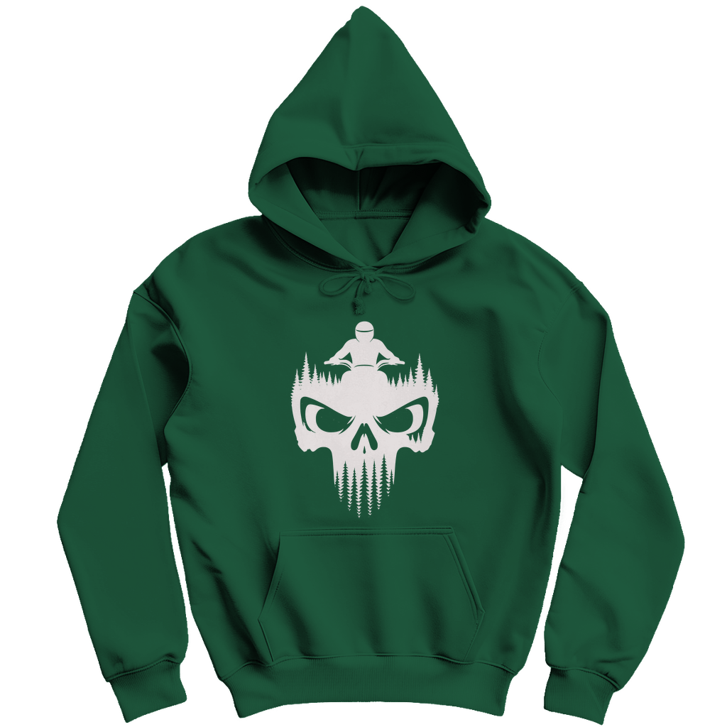 Sweat à capuche pour homme Quad Skull