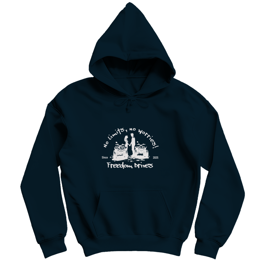 Herren Hoodie Quad No Limits,No Worries