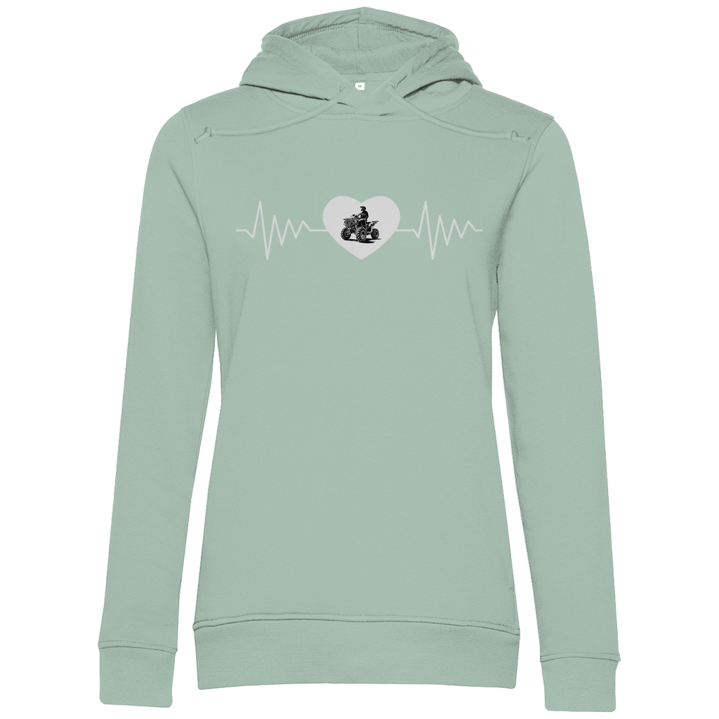 Sweat à capuche bio premium pour femme Quad Herzline