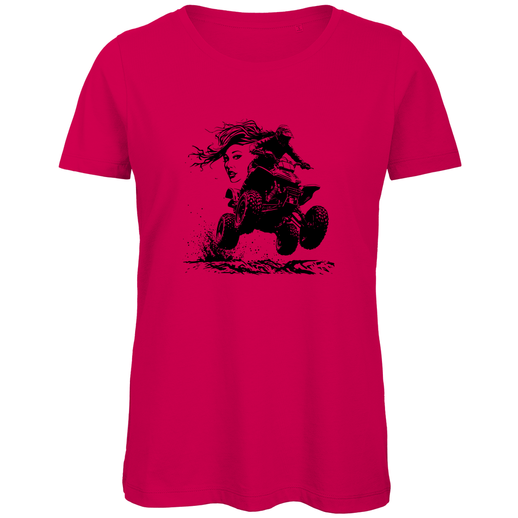 Damen Premium Bio T-Shirt Quad FunLady