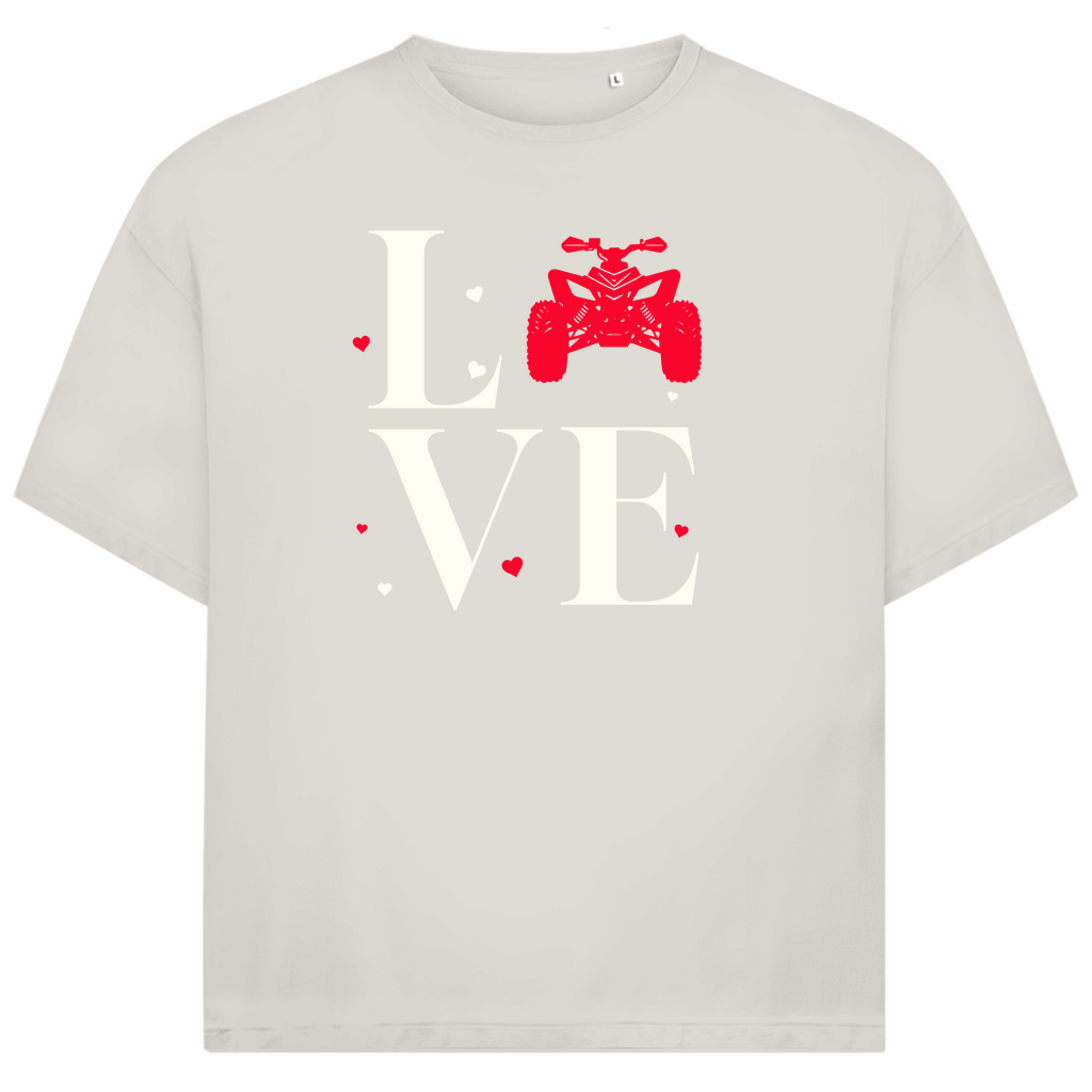 Unisex Jack and Jones Oversize T-Shirt Love Quad