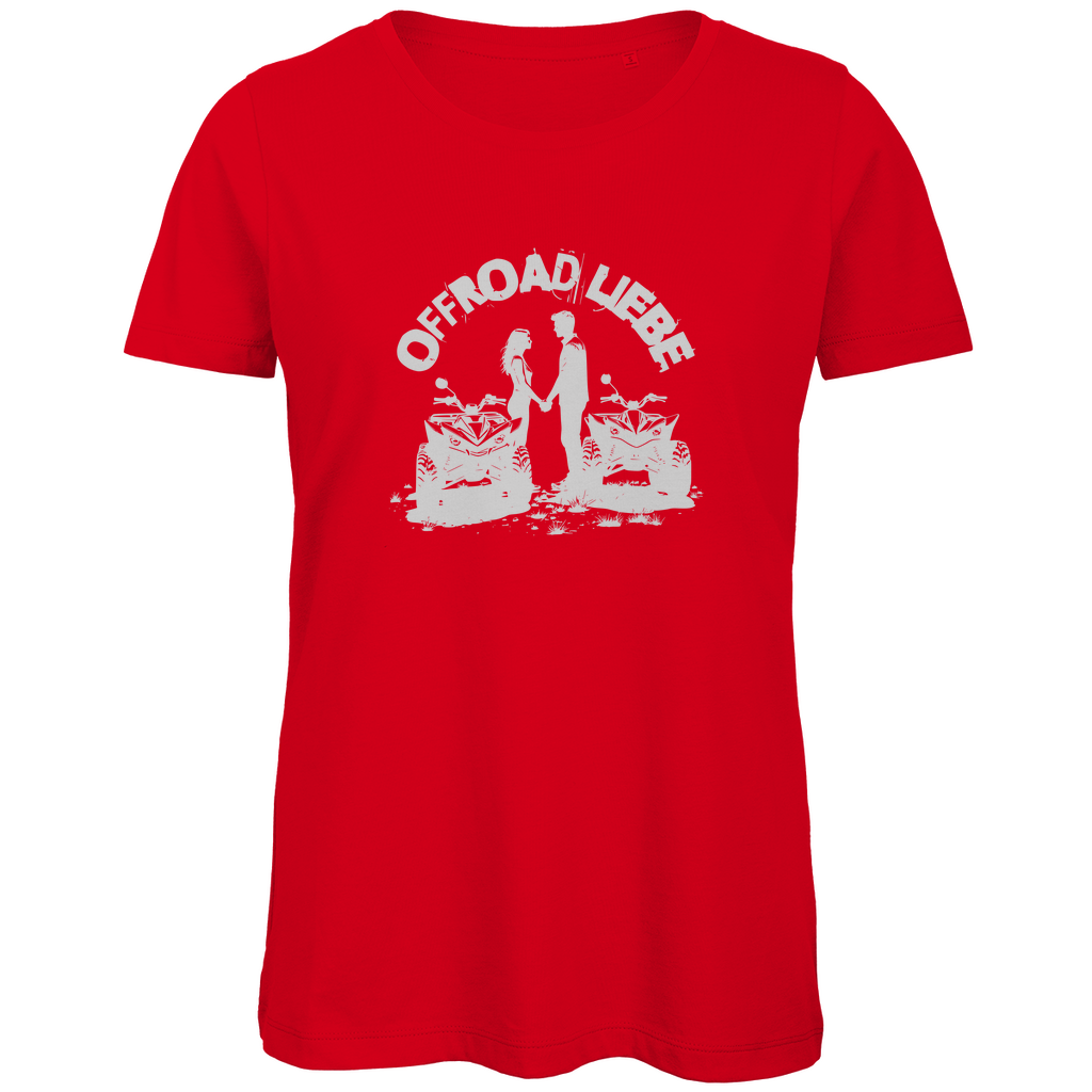 T-shirt bio premium pour femme, motif Quad Offroad Love