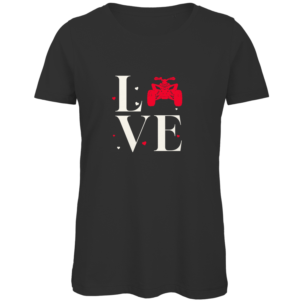 T-shirt bio premium pour femme Quad Love