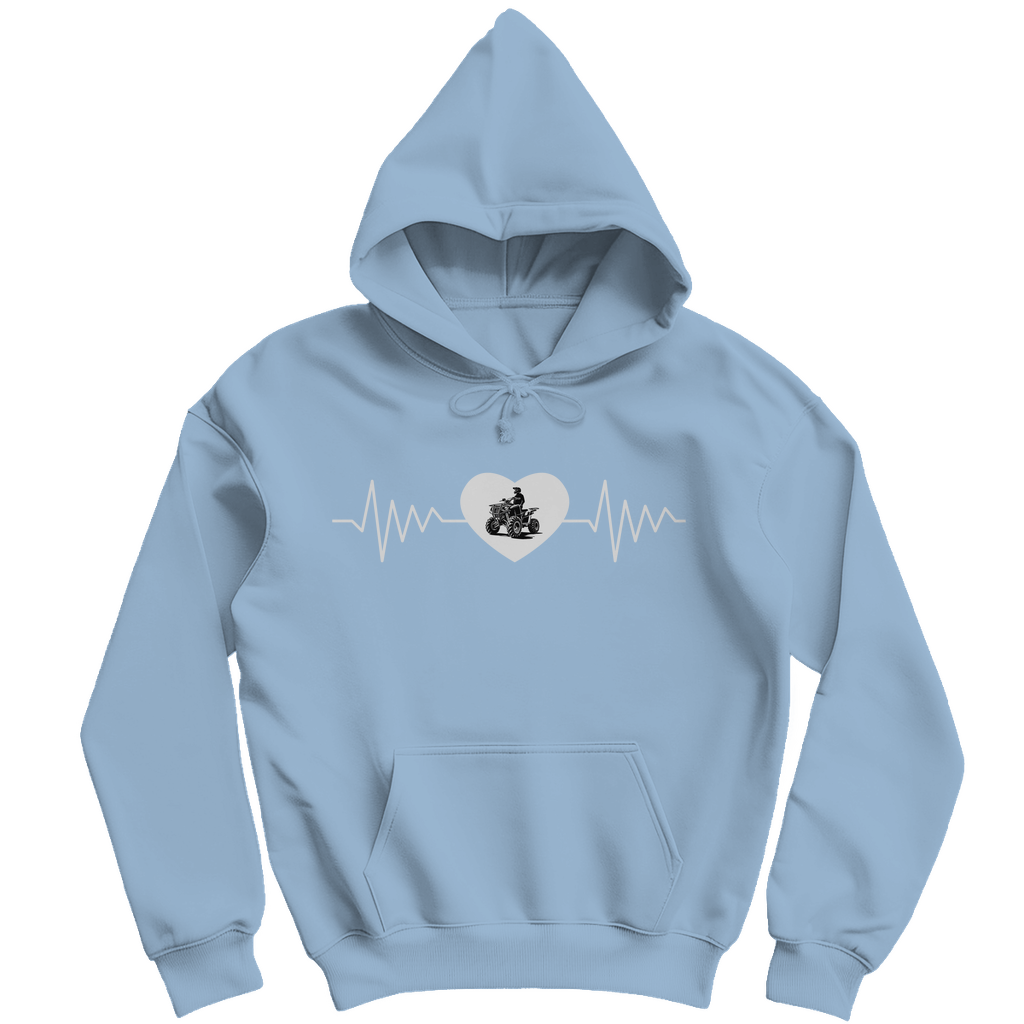 Herren Hoodie Quad Herzline