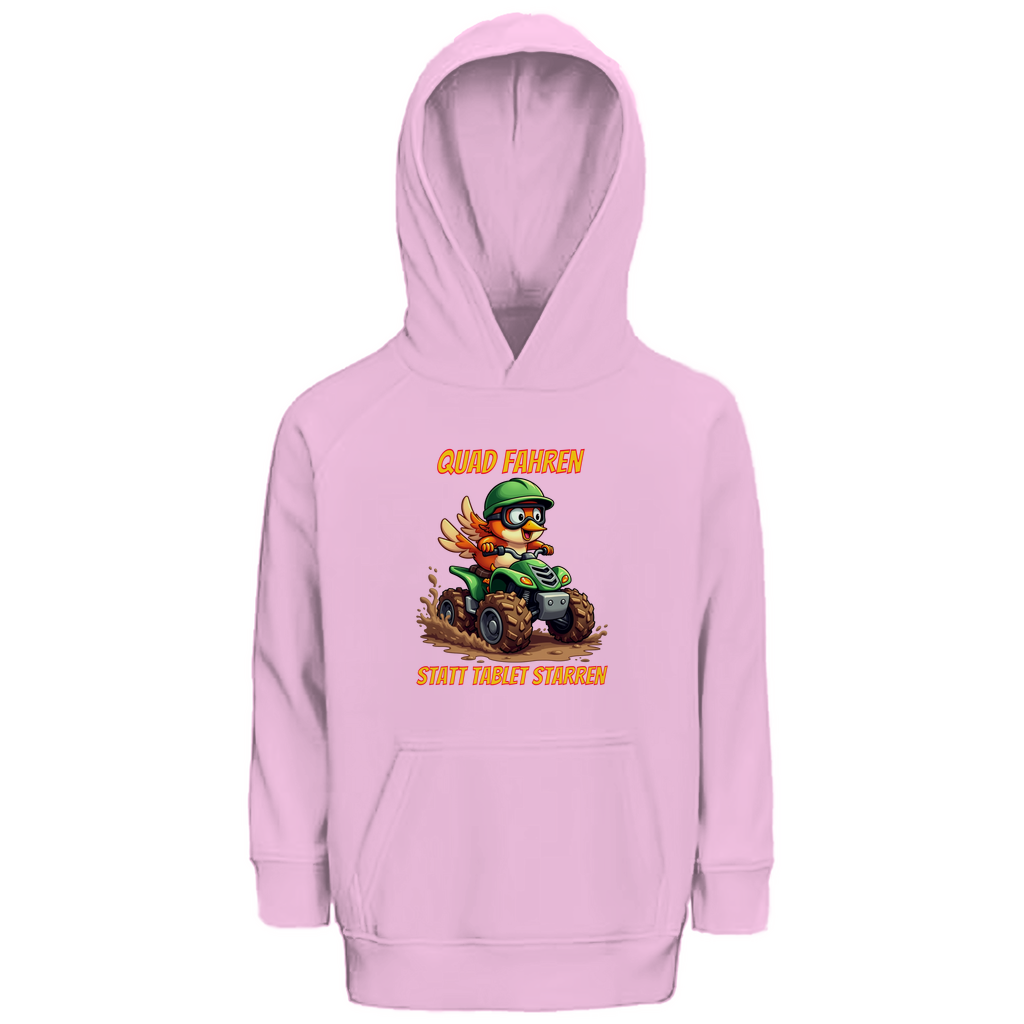 Sweat à capuche premium pour enfants Conduisez un quad au lieu de regarder votre tablette