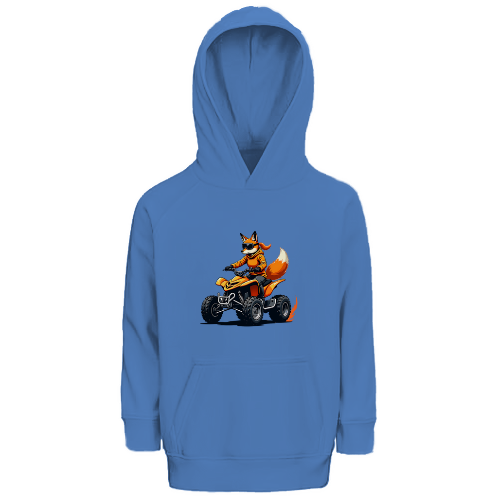 Kinder Premium Bio Hoodie Quad FuchsLady
