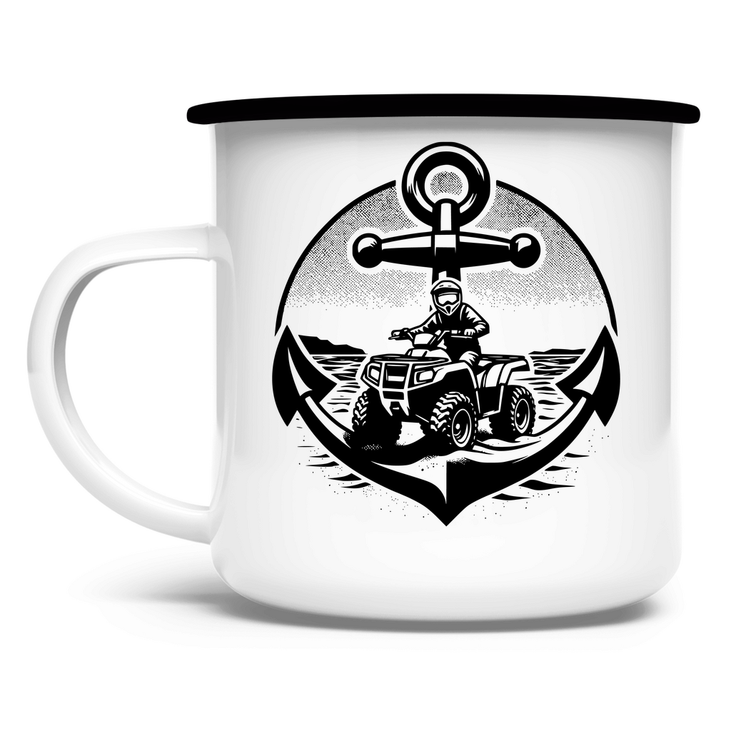 Enamel Mug Quad Anchor
