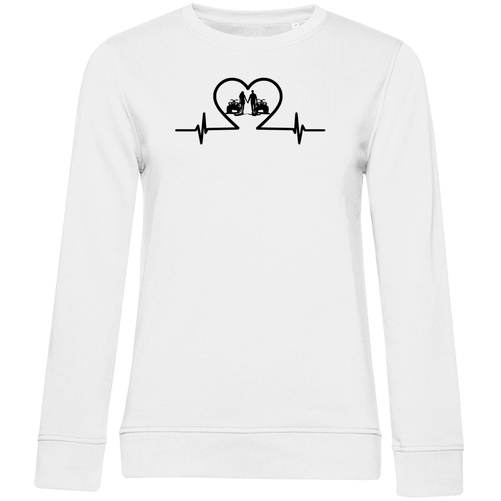 Damen Premium Bio Sweatshirt Quad-Paar Duo mit Power