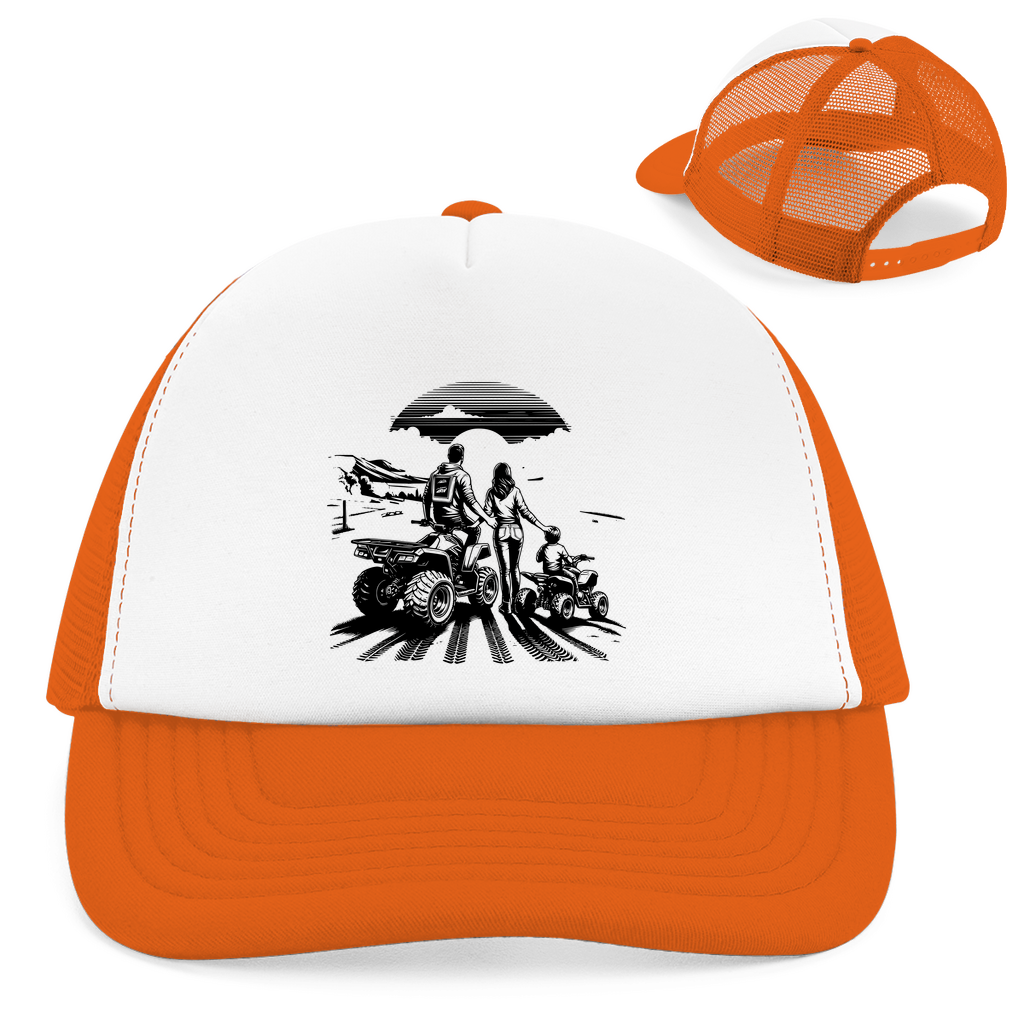 Retro Trucker Cap Quad Familie