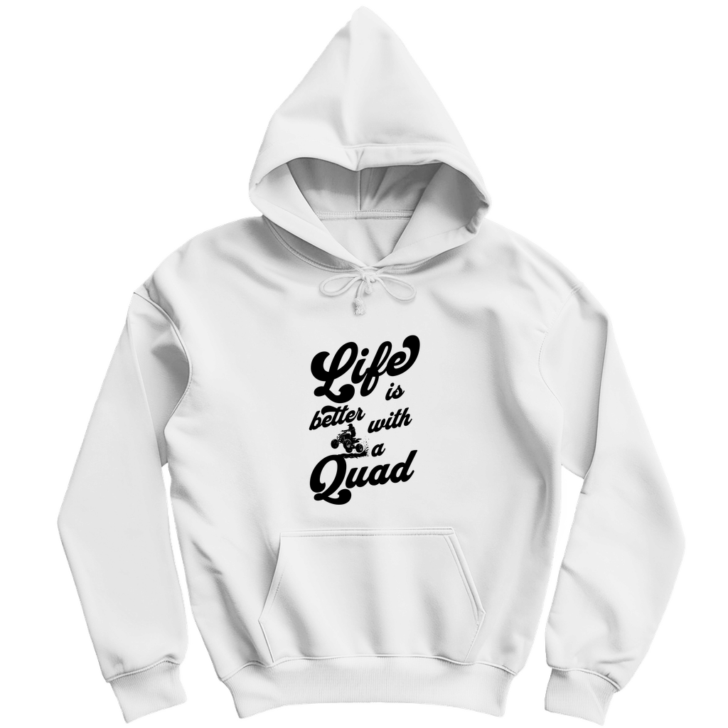 Herren Hoodie Life is better with a Quad