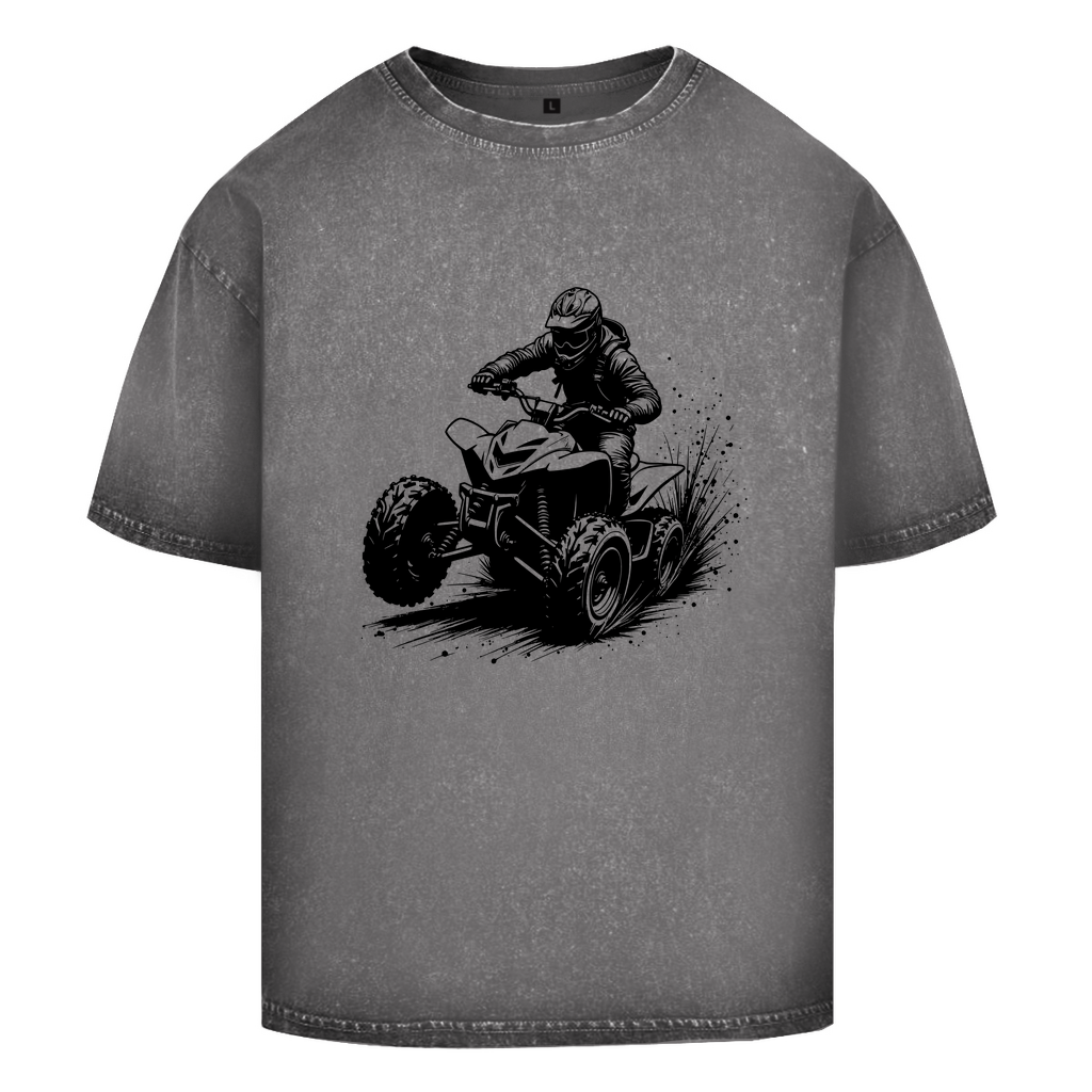 Oversize Washed T-Shirt Quad Offroad Power
