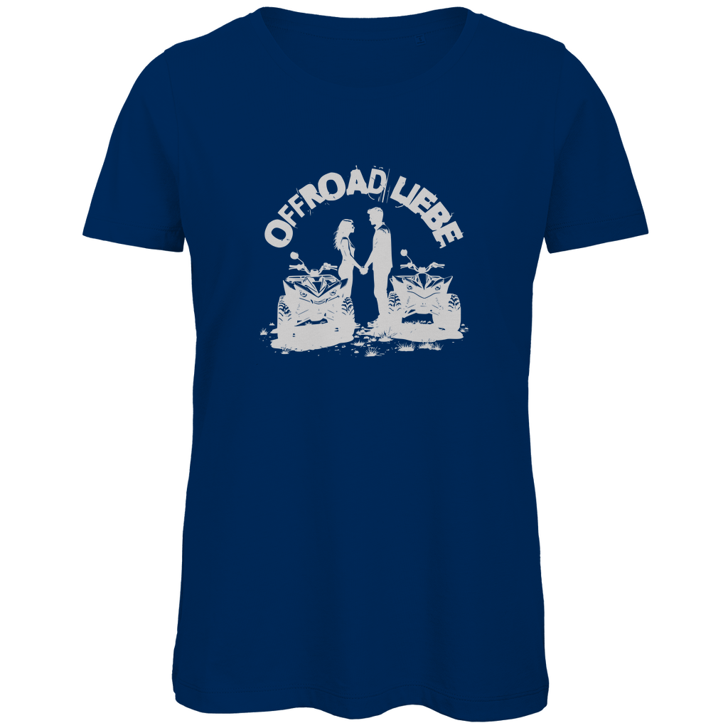 T-shirt bio premium pour femme, motif Quad Offroad Love