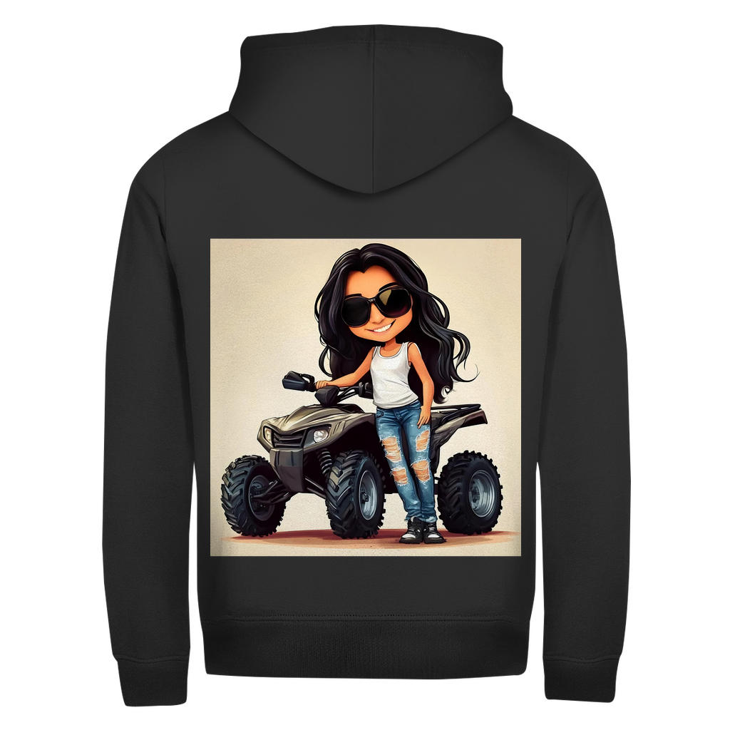 Unisex Zipper Hoodie QuadLady
