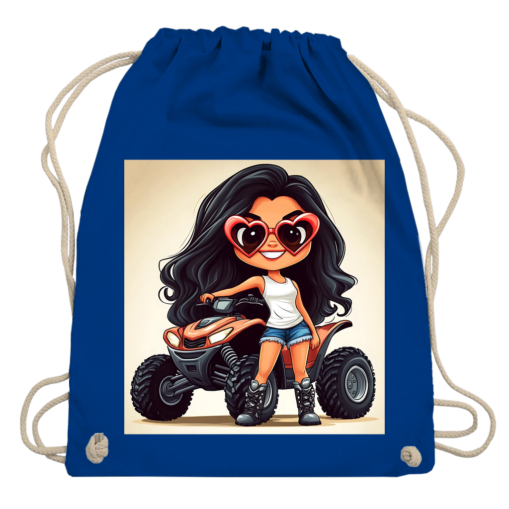 Turnbeutel Quad Herzbrille