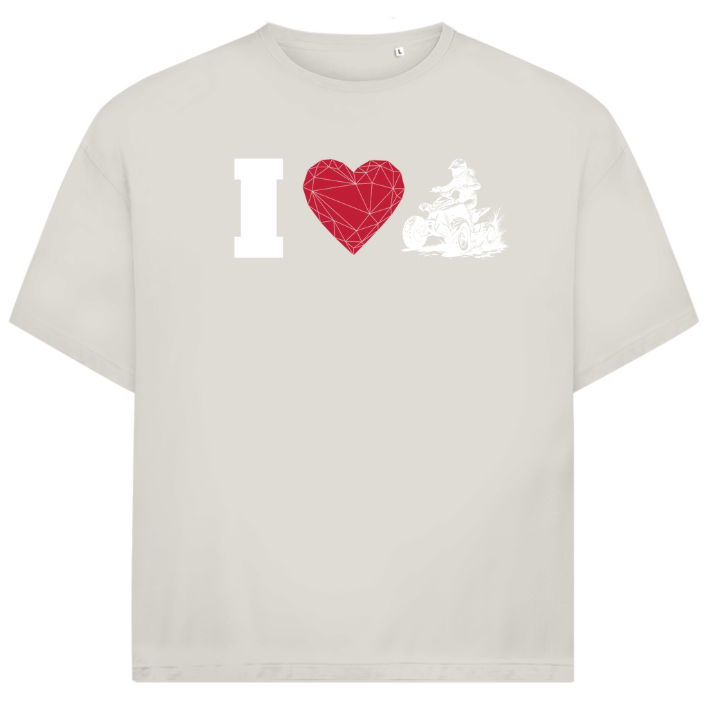 Unisex Jack and Jones Oversize T-Shirt I Love Quad