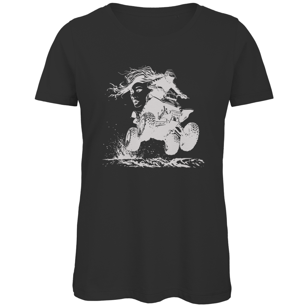 Damen Premium Bio T-Shirt Quad FunLady