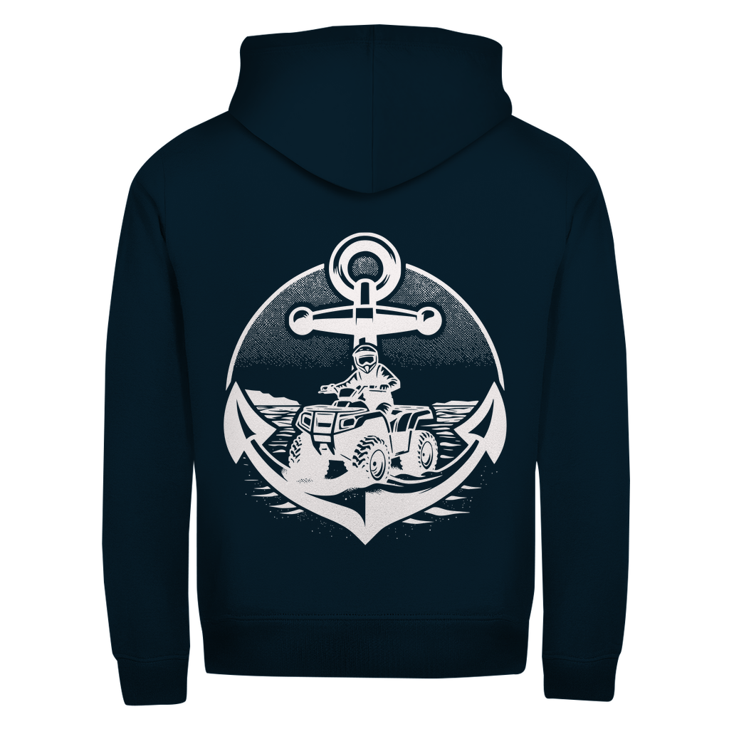 Unisex Zipper Hoodie Quad Anker