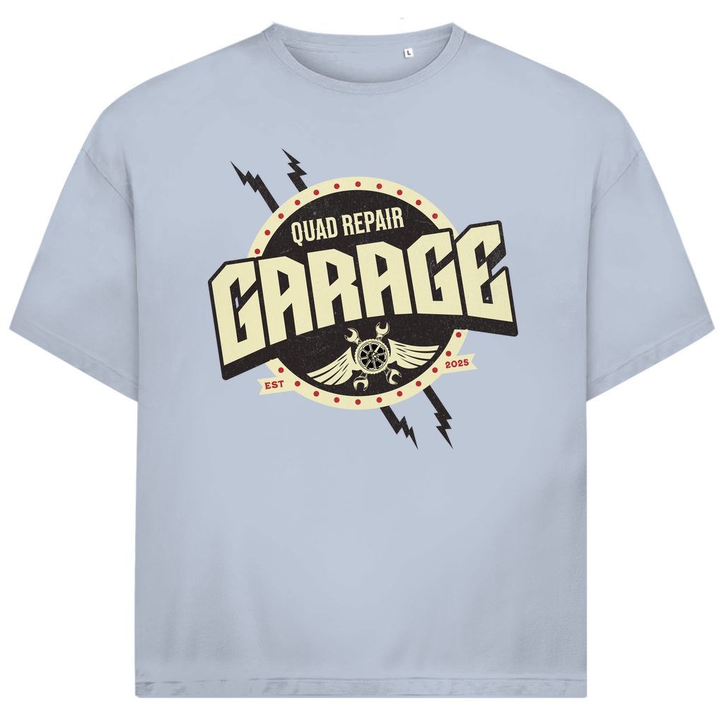 Unisex Jack and Jones Oversize T-Shirt Quad Garage